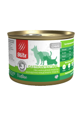 Blitz Gastrointestinal влажный корм для собак при нарушении работы желудочно-кишечного тракта 200гр Blitz Gastrointestinal влажный корм для собак при нарушении работы желудочно-кишечного тракта 200гр