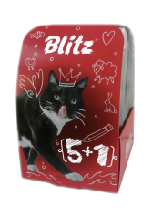 Blitz Sensitive Ассорти 5+1 набор влажных кормов для взрослых кошек Blitz Sensitive Ассорти 5+1 набор влажных кормов для взрослых кошек